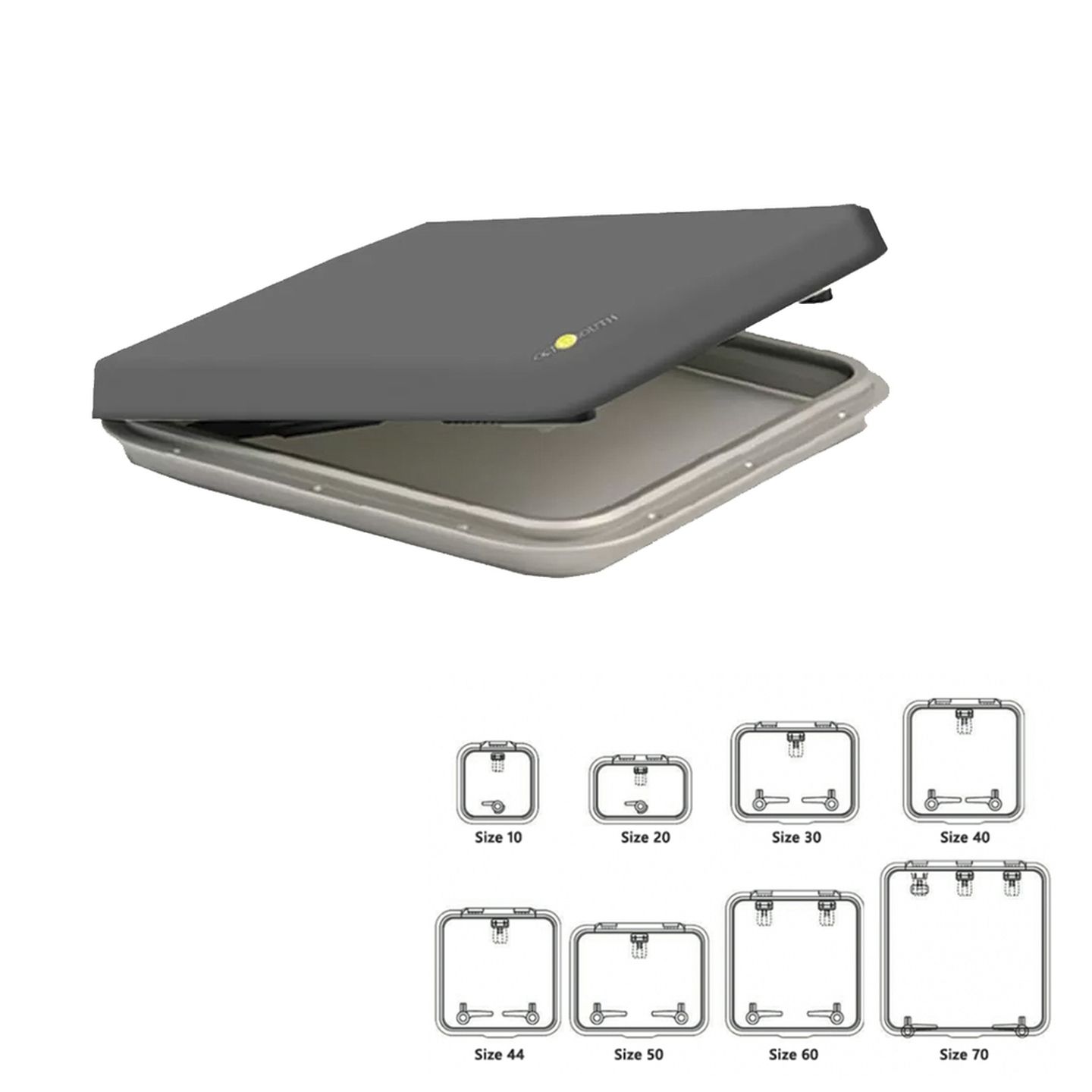 High Profile Hatch Cover Grey 10 574mm X 574mm MA 415-60G