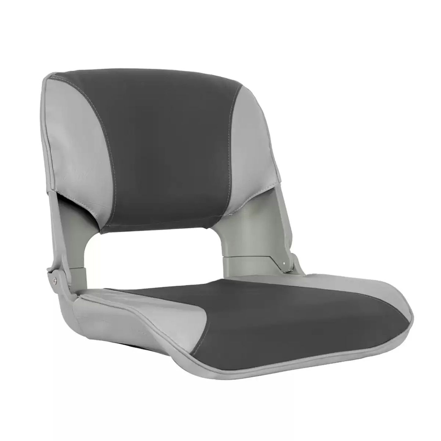 Skipper Boat Seat Folding Upholstered Grey/Charcoal MA 703-33