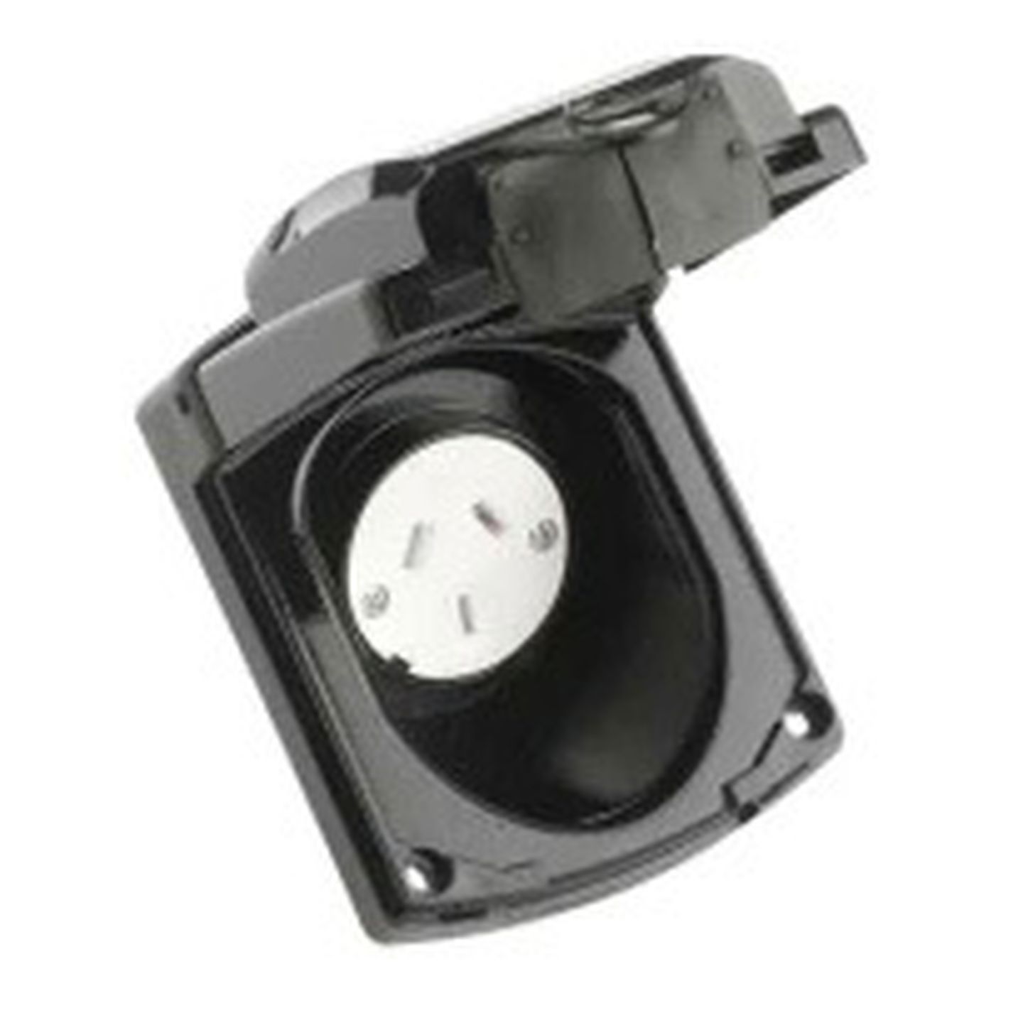 Power Outlet 10 Amp Black