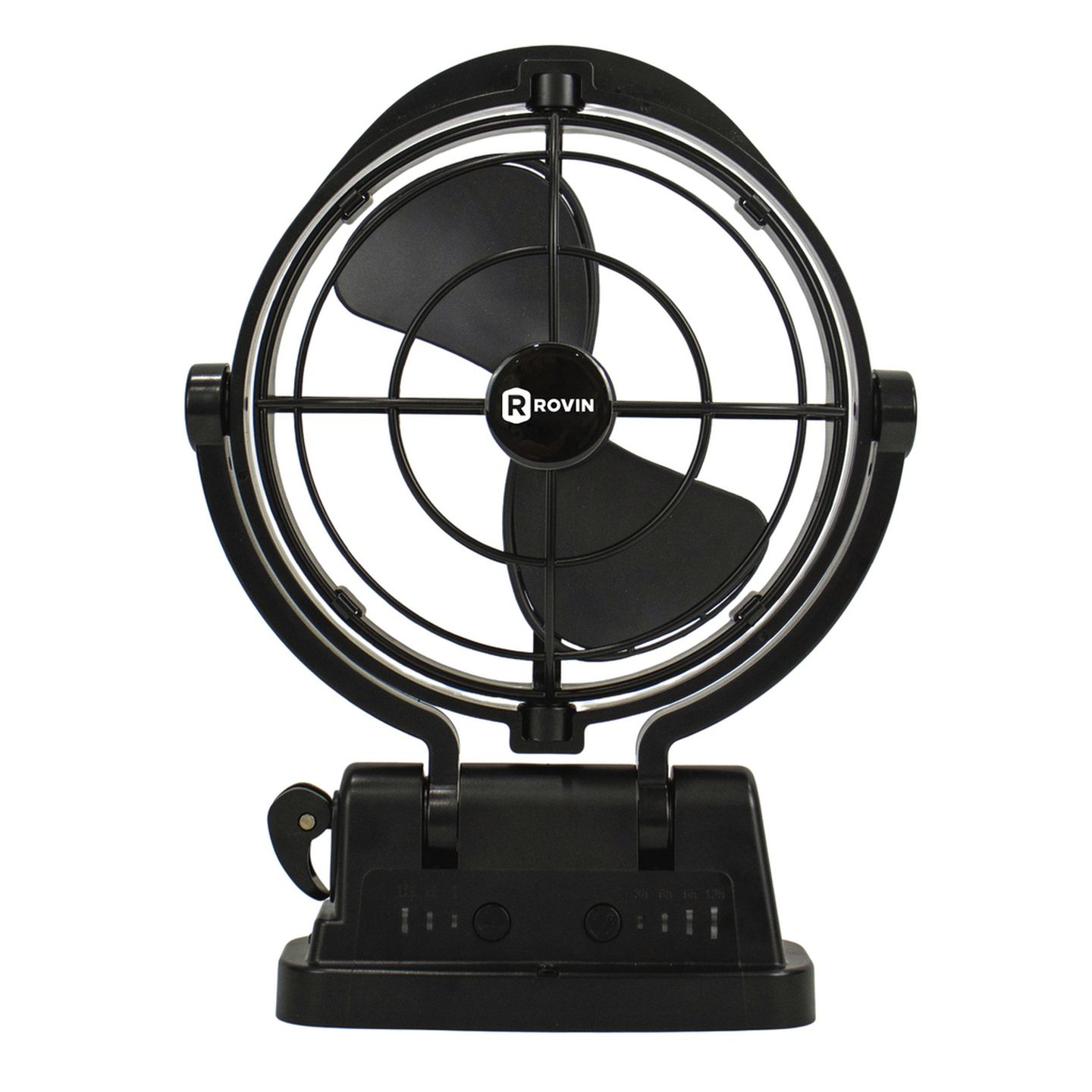 12/24VDC RV/Caravan Interior Fan Blk