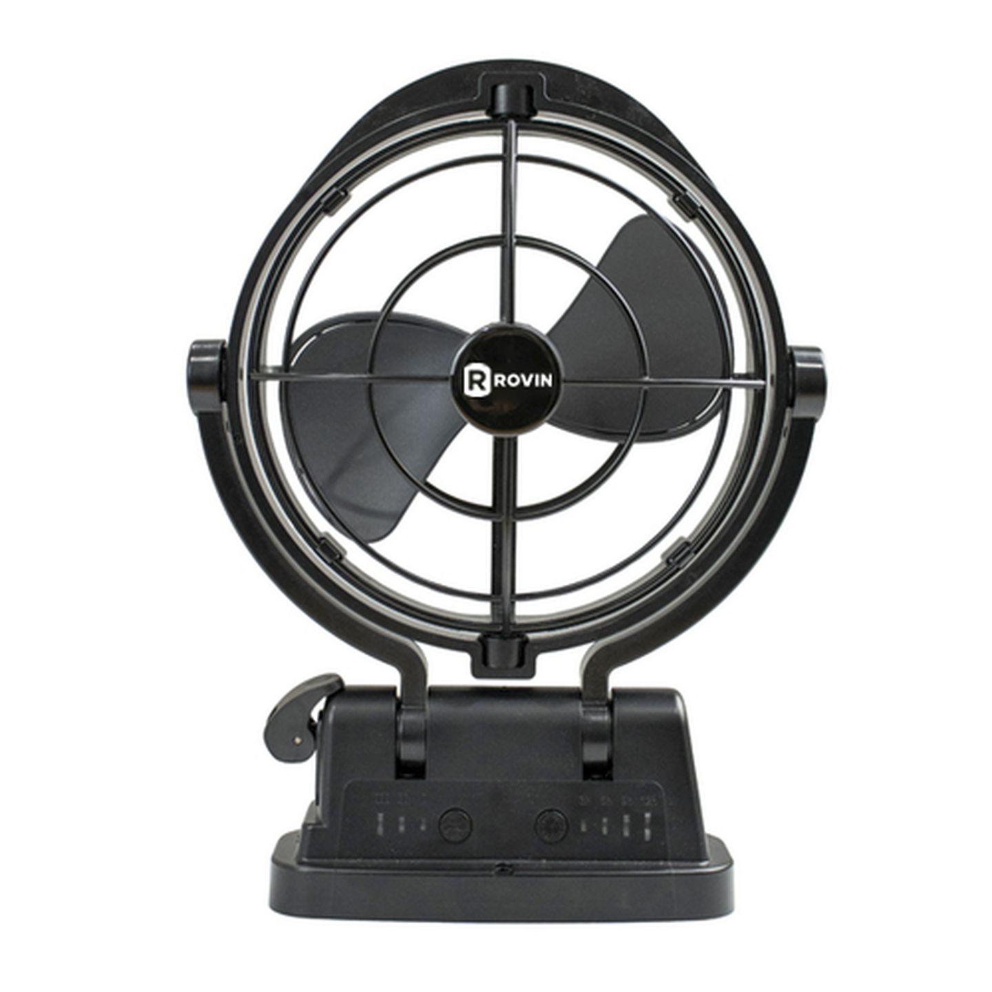 12/24VDC RV/Caravan Interior Fan Blk