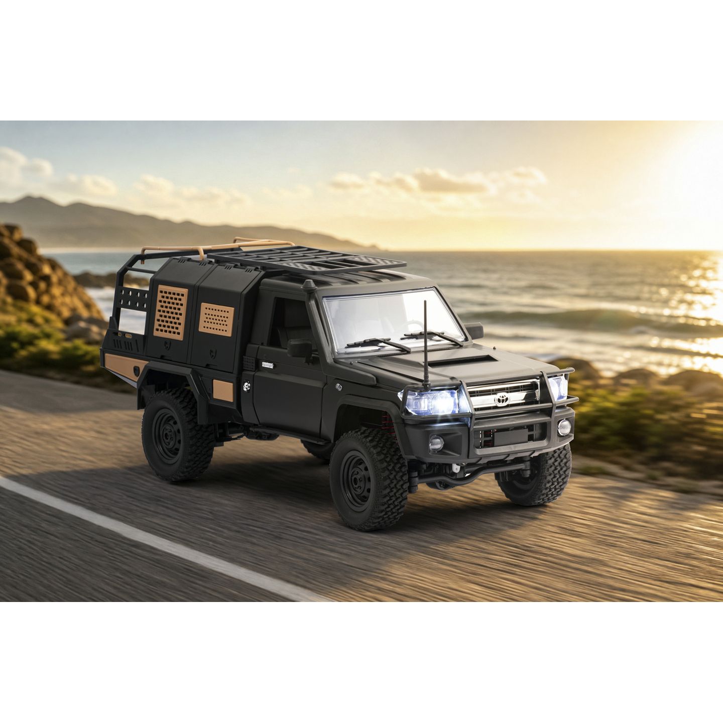 1:12 Scale Toyota RC 4WD Land Cruiser Touring Truck