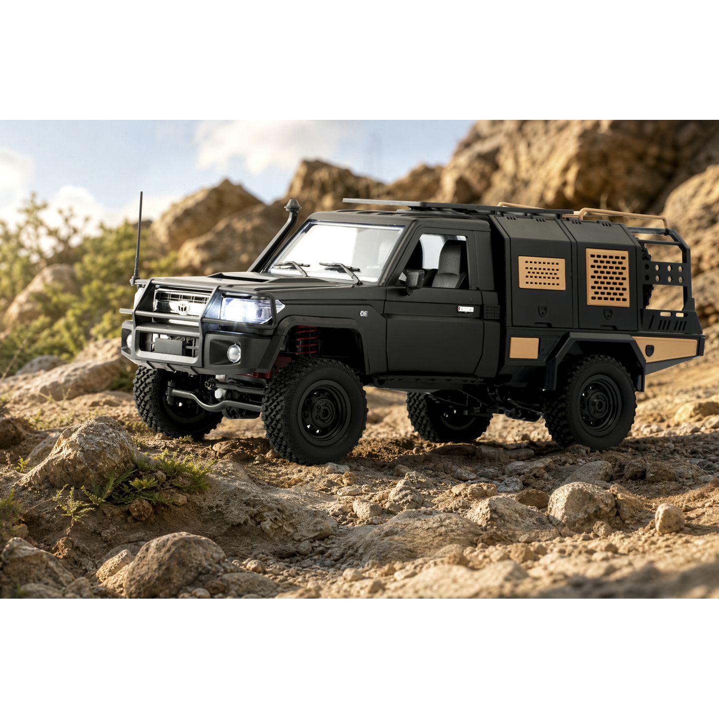1:12 Scale Toyota RC 4WD Land Cruiser Touring Truck