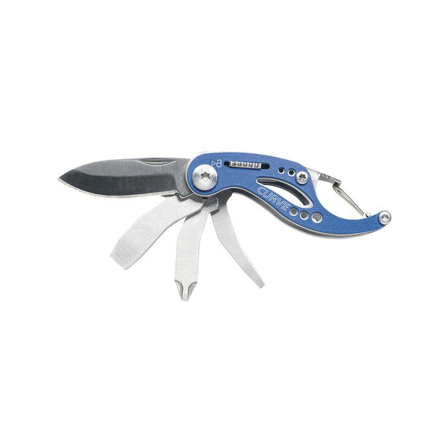 Gerber Curve - Blue Clam Keychain