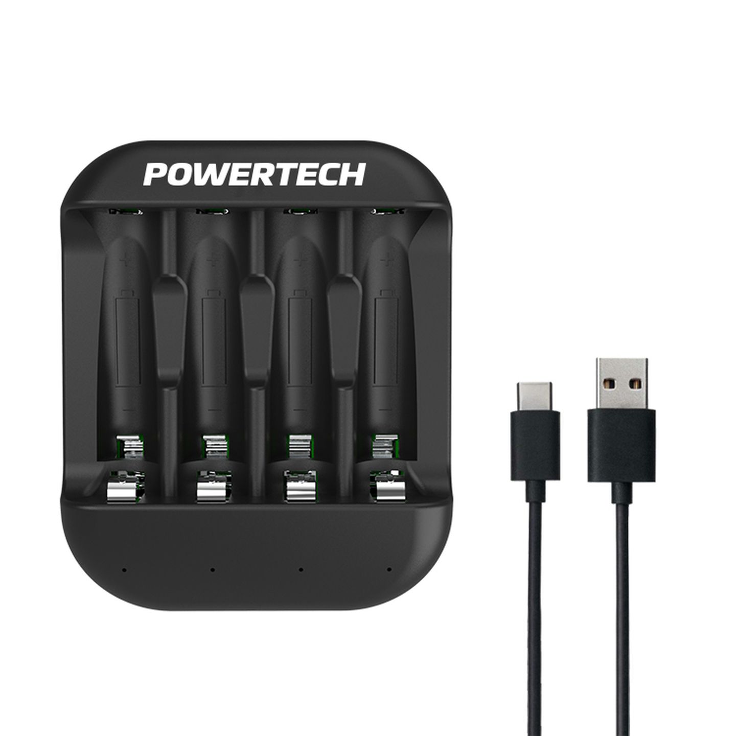 4 Channel USB-C Ni-MH/NiCd Battery Charger 