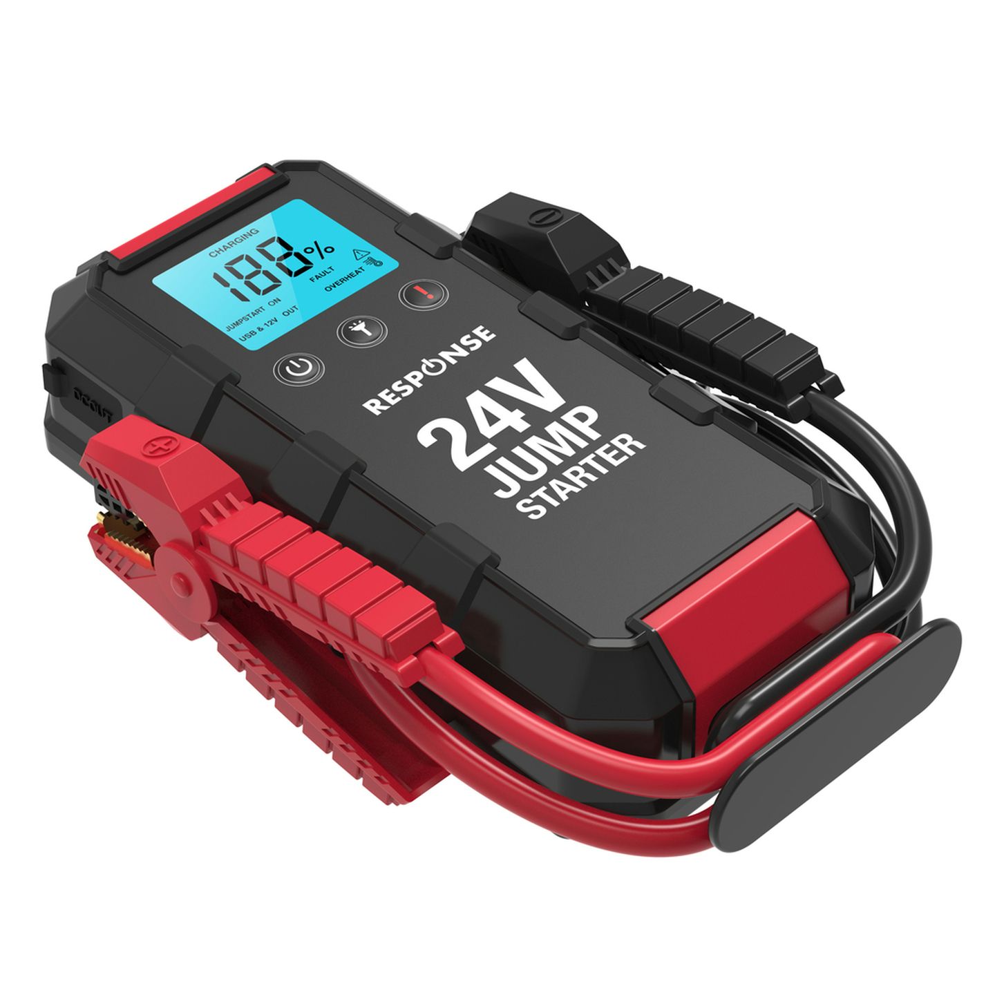 Ultra High Capacity 24V 1200A Lithium Jump Starter and Powerbank