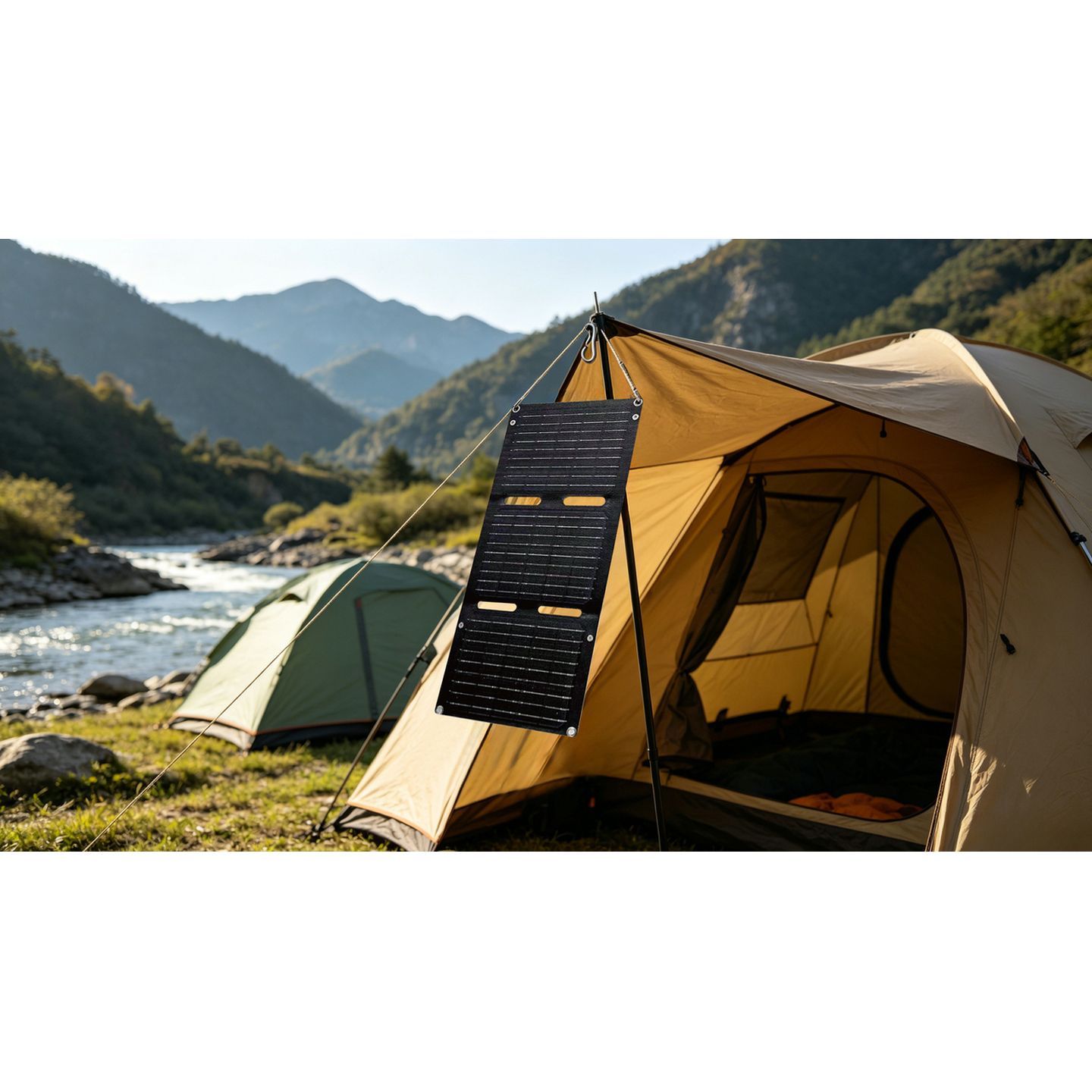 20W Solar Mobile Charger with Multi USB Output