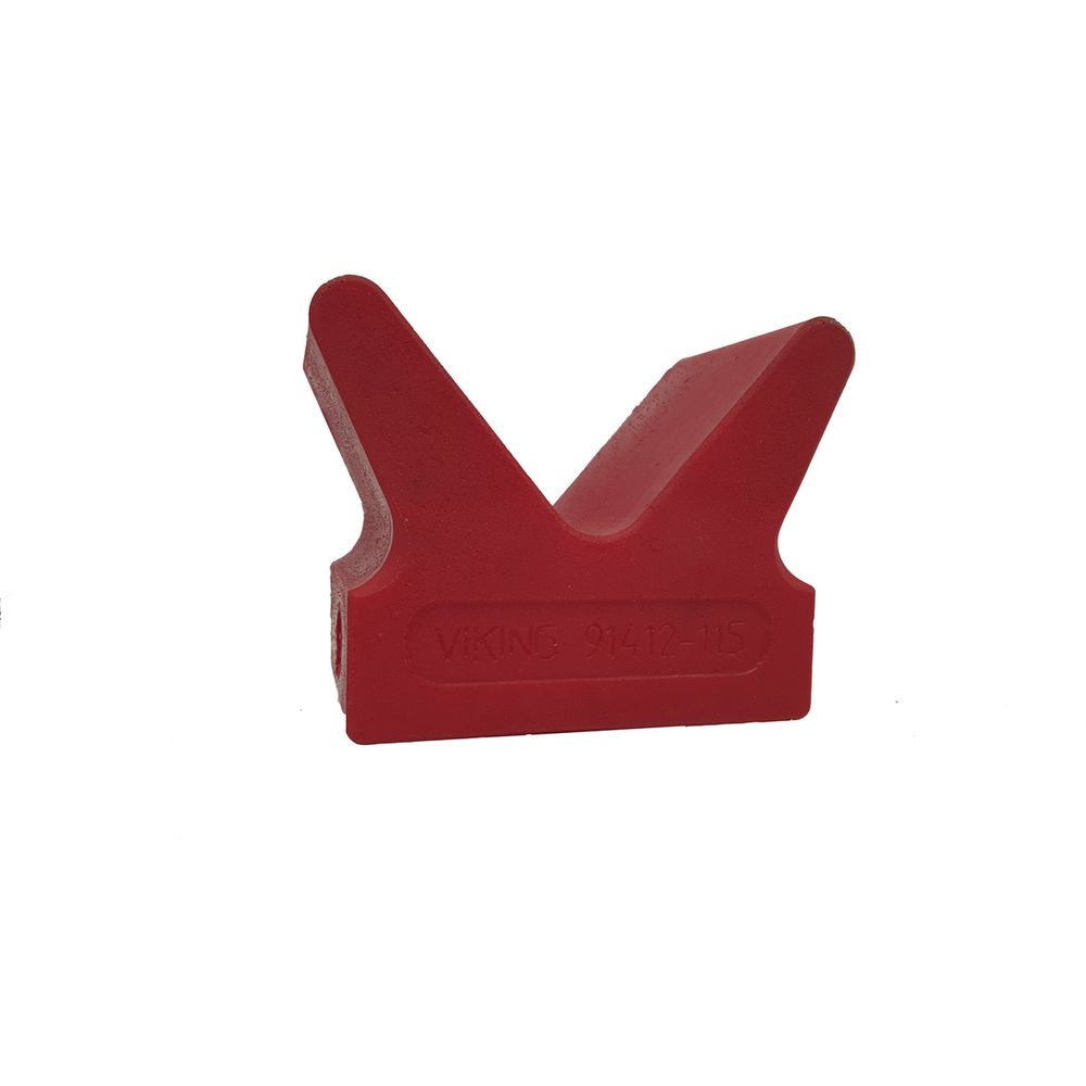 Medium Red Bow Chock Polyurethane | Road Tech Marine