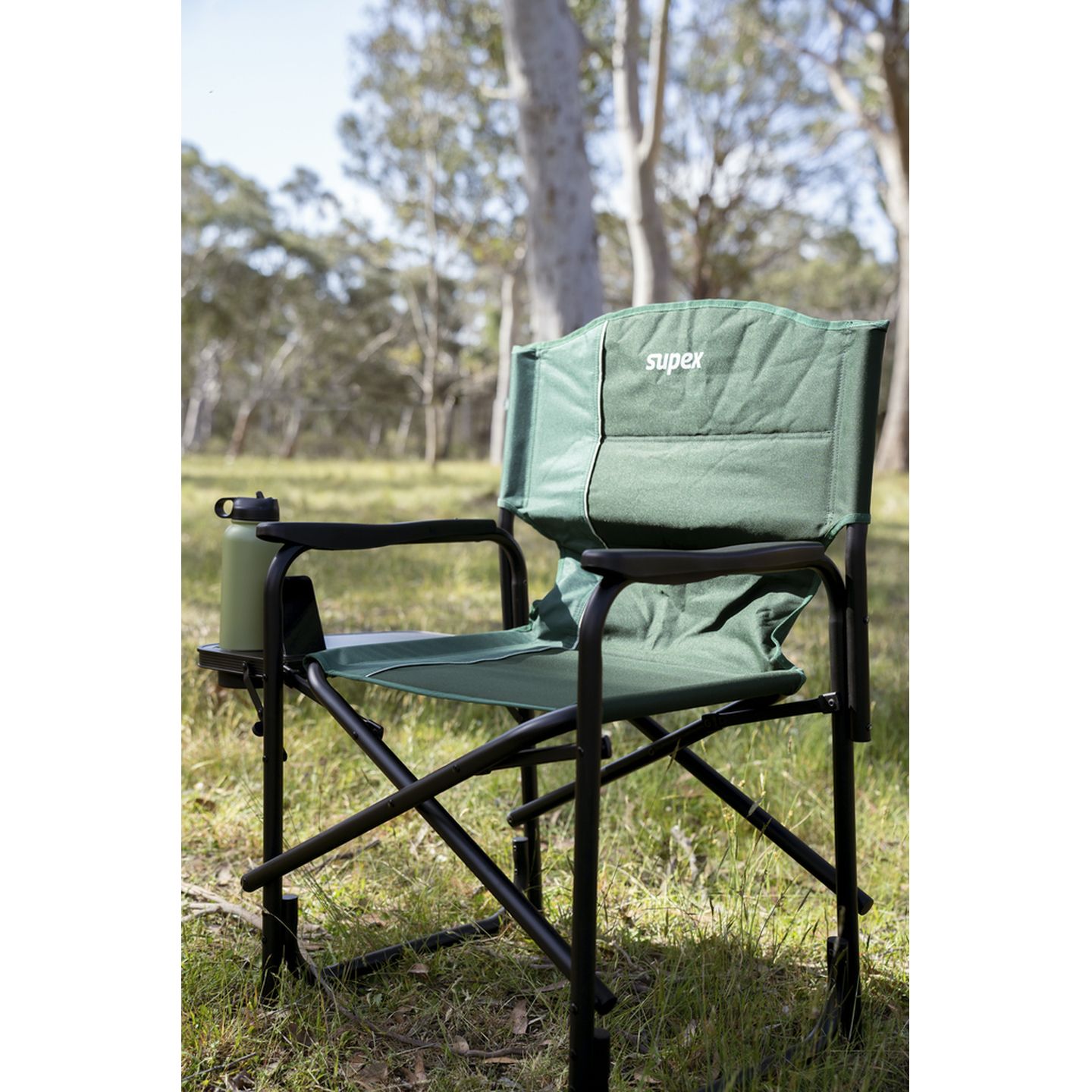 Deluxe Camping Chair with Side Table