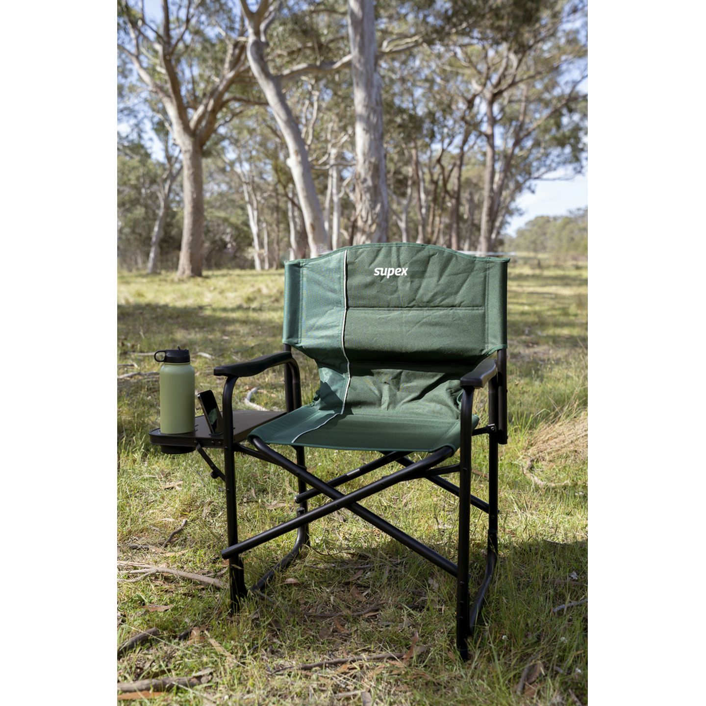 Deluxe Camping Chair with Side Table