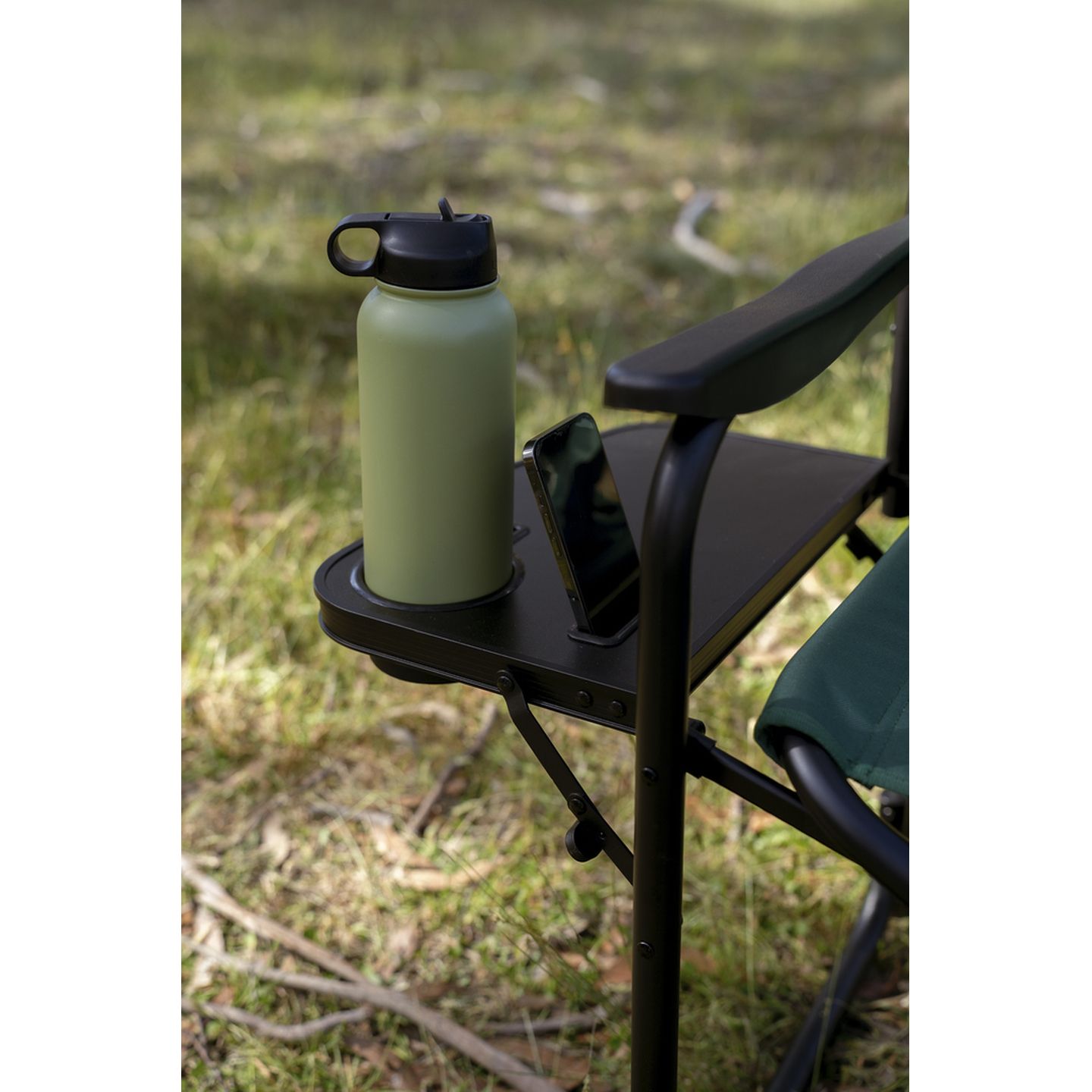 Deluxe Camping Chair with Side Table