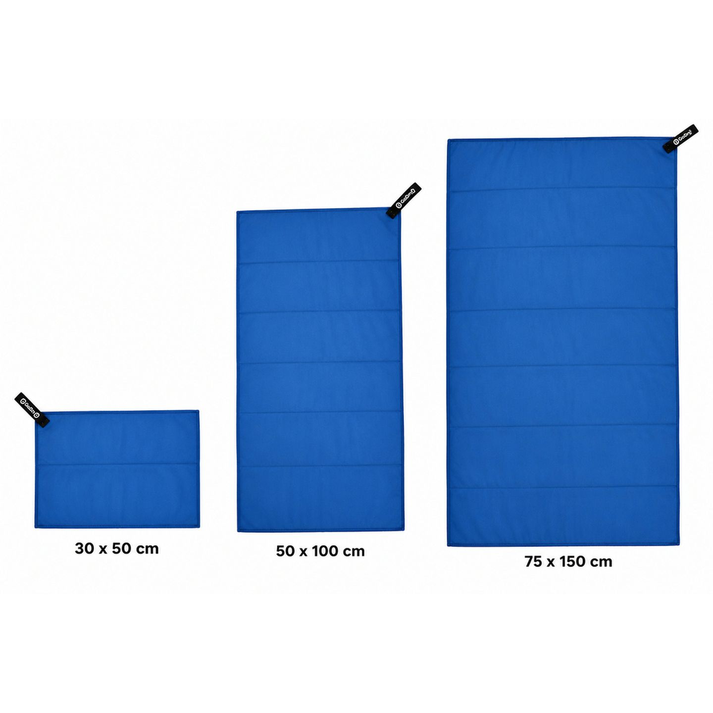 Microfiber towel sand-free 3pack Blue