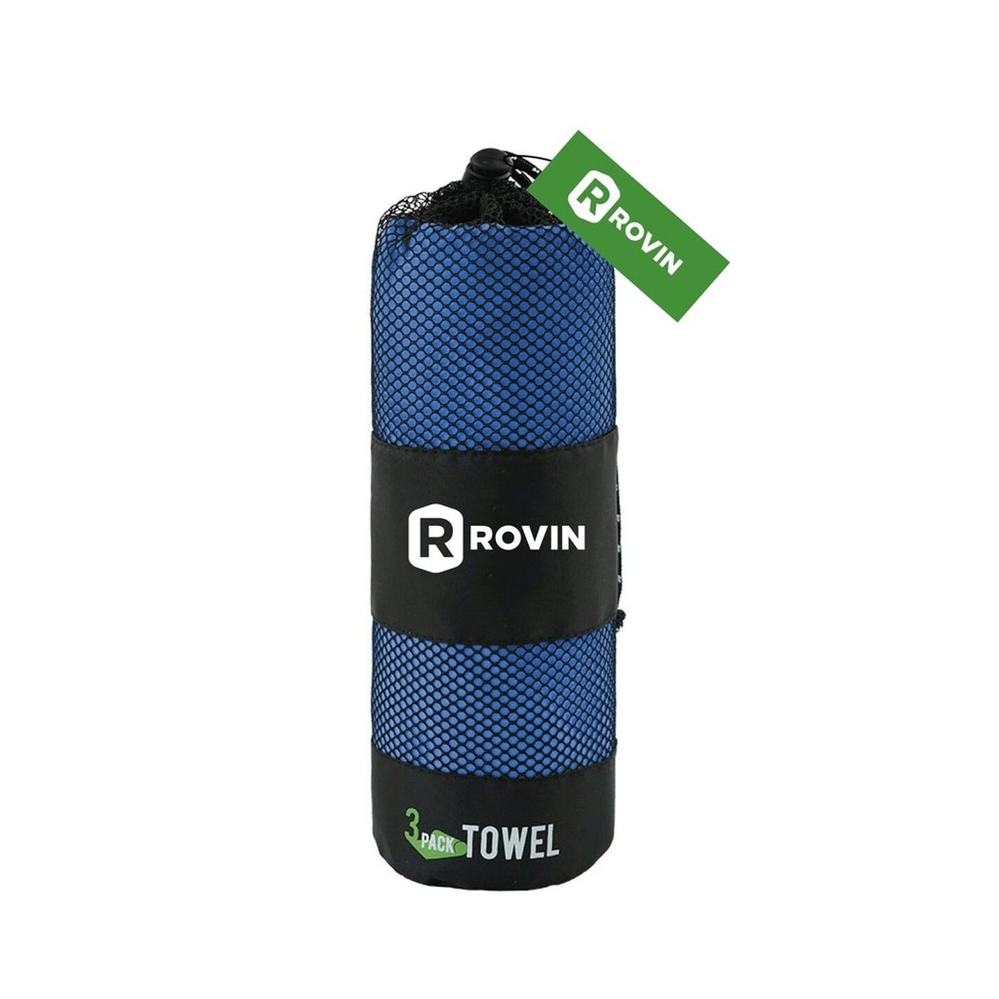 Microfiber towel sand-free 3pk Blue