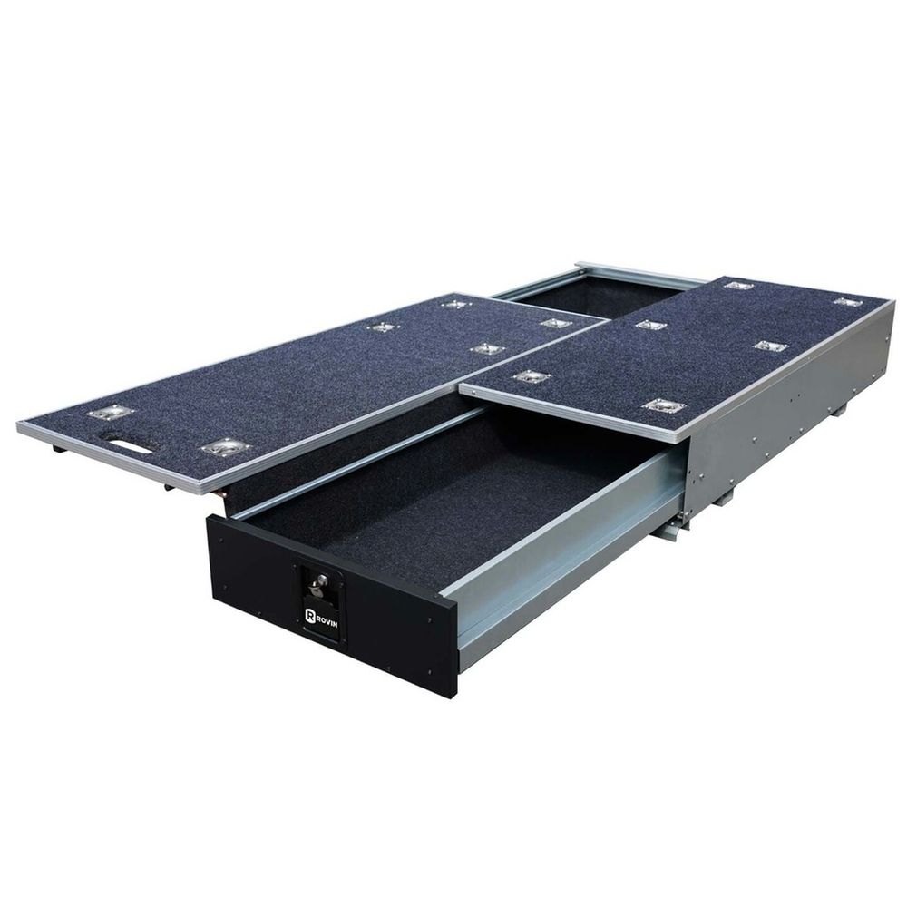 Dual Draw System 1300mm Dual Drawer System with Fridge Slide | Road Tech Marine