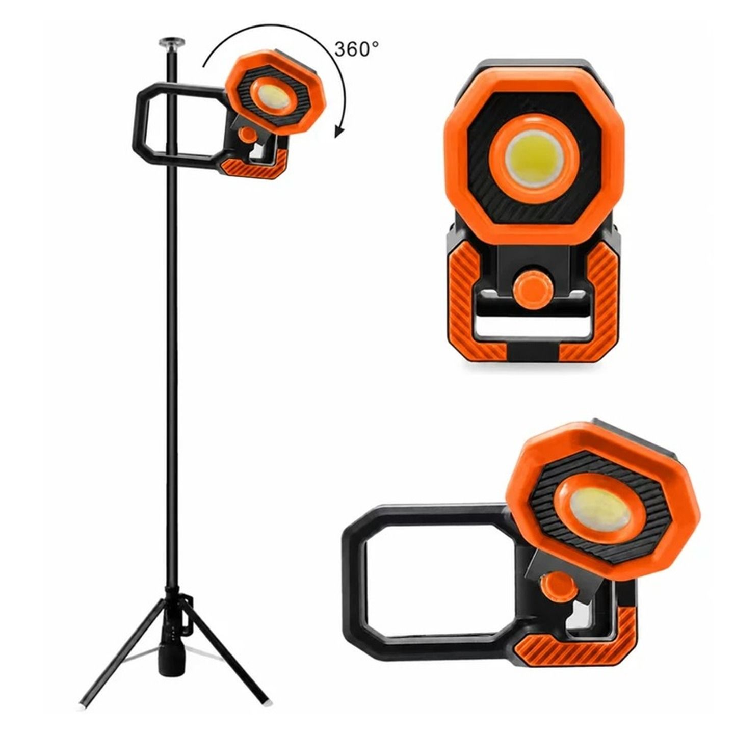 2000LM Work Light with Adjustable Clamp