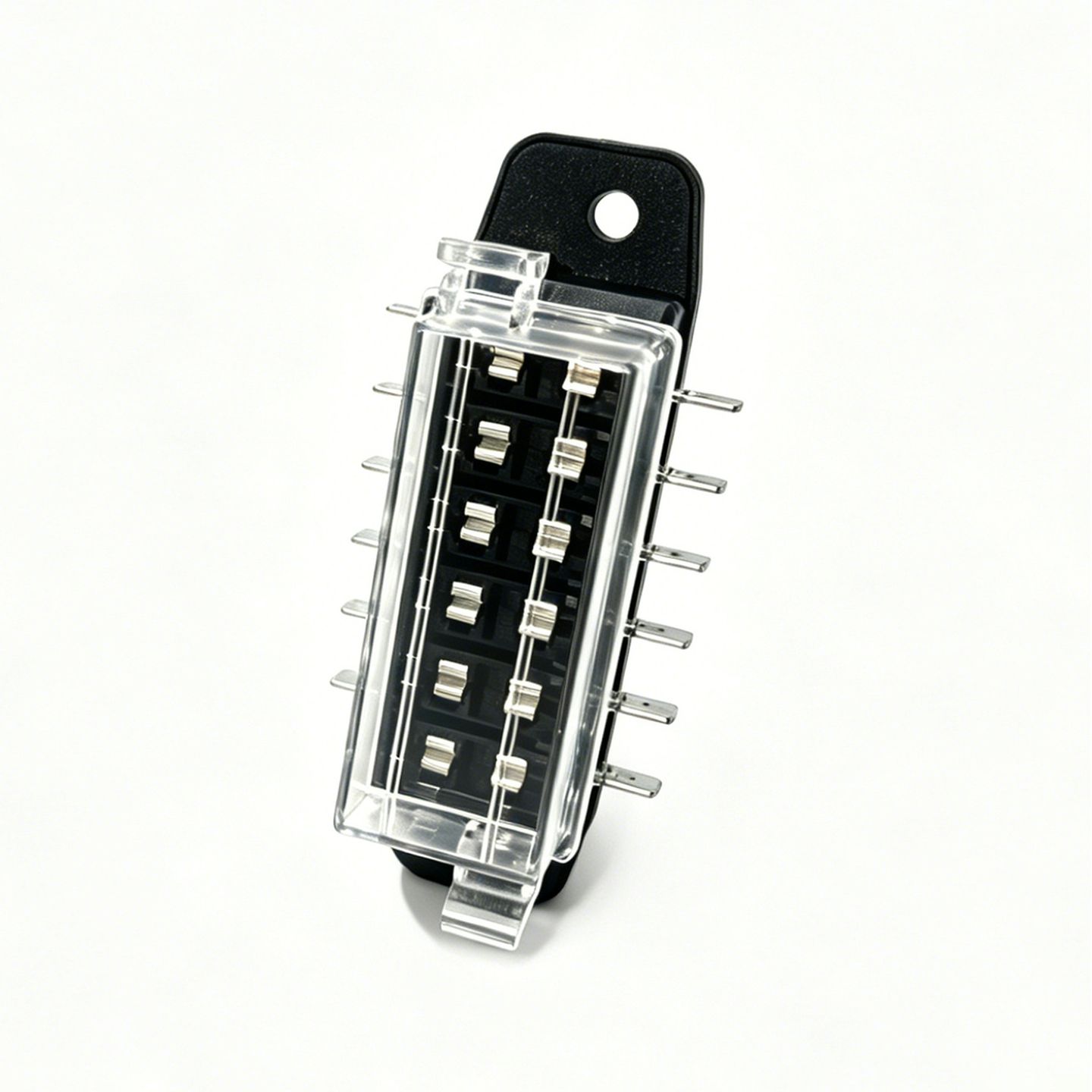 6 Way Blade Fuse Block with Spade Terminals