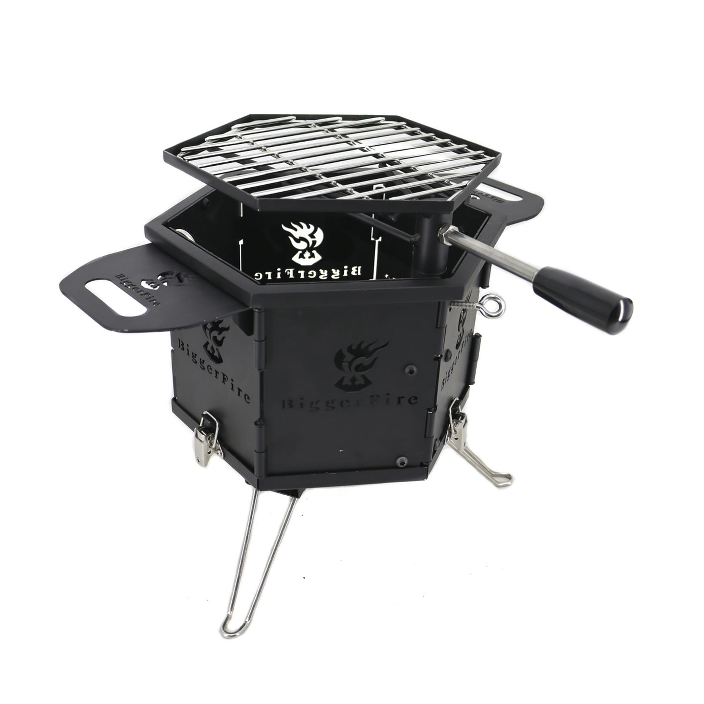 Portable Fire Pit Pentagon Grill