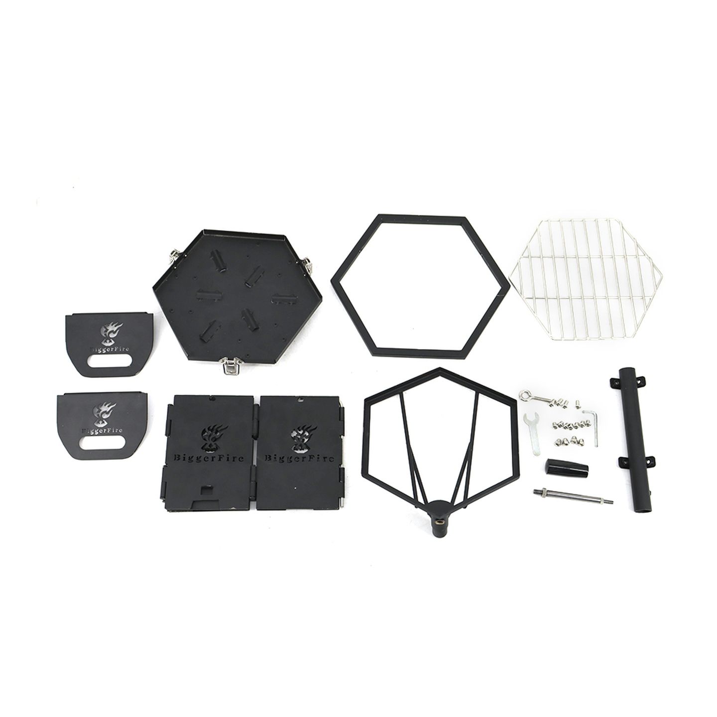 Portable Fire Pit Pentagon Grill