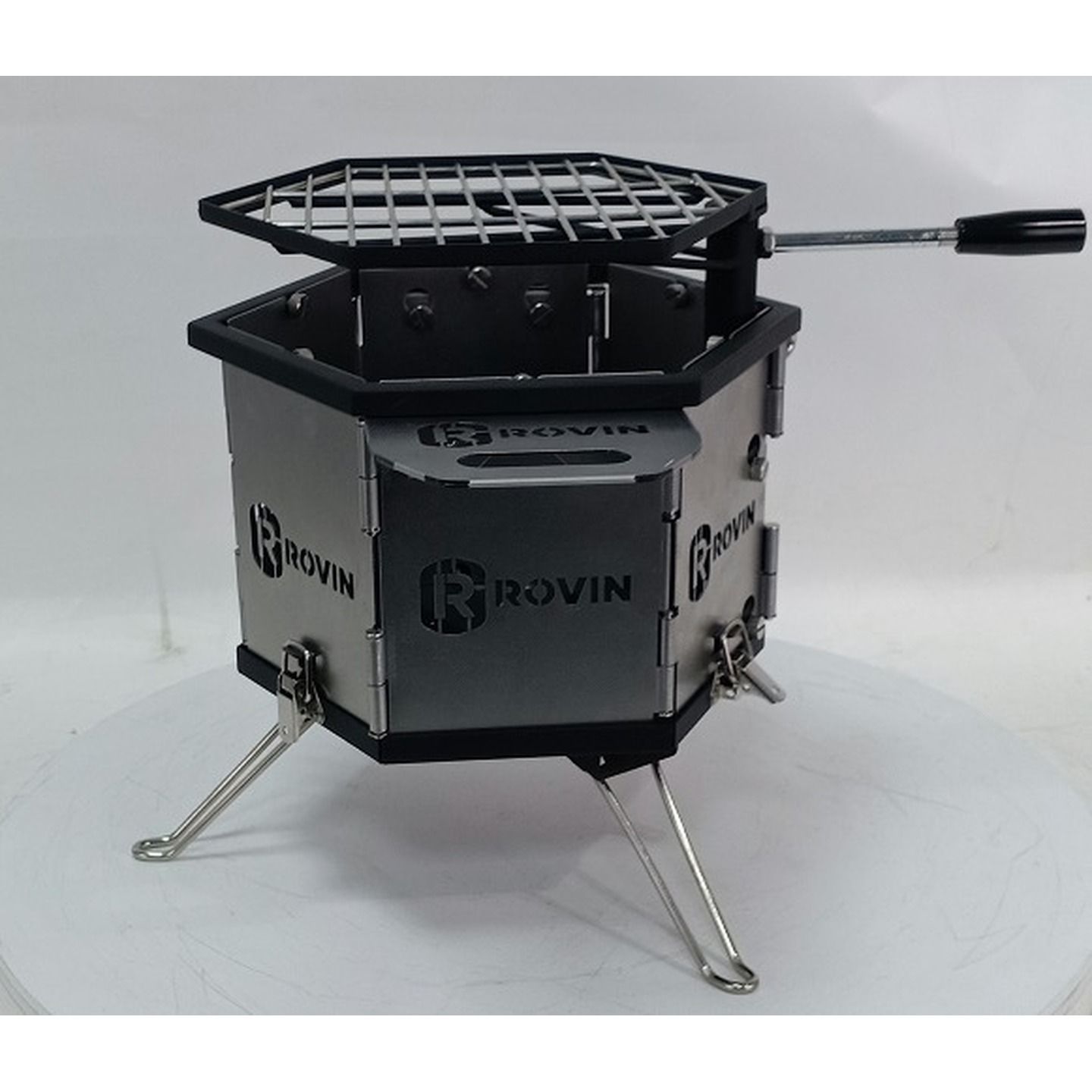Portable Fire Pit Pentagon Grill