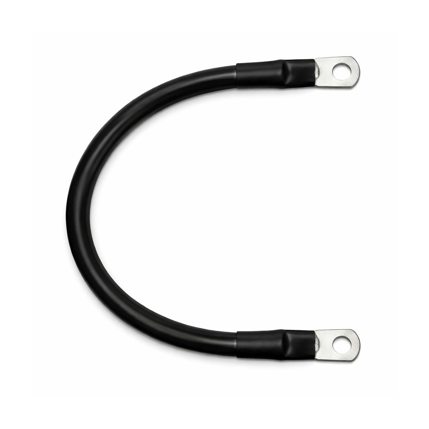 2 Gauge Tinned Battery Power Lead - Black - 250mm