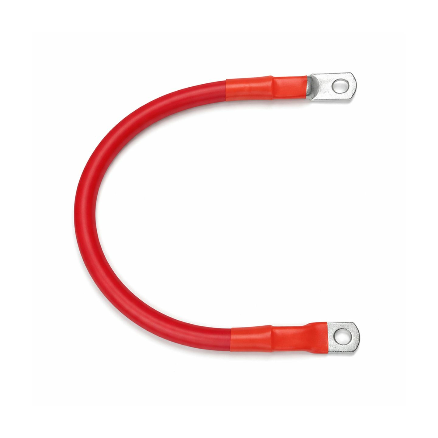 4 Gauge Tinned Battery Power Lead - Red - 450mm