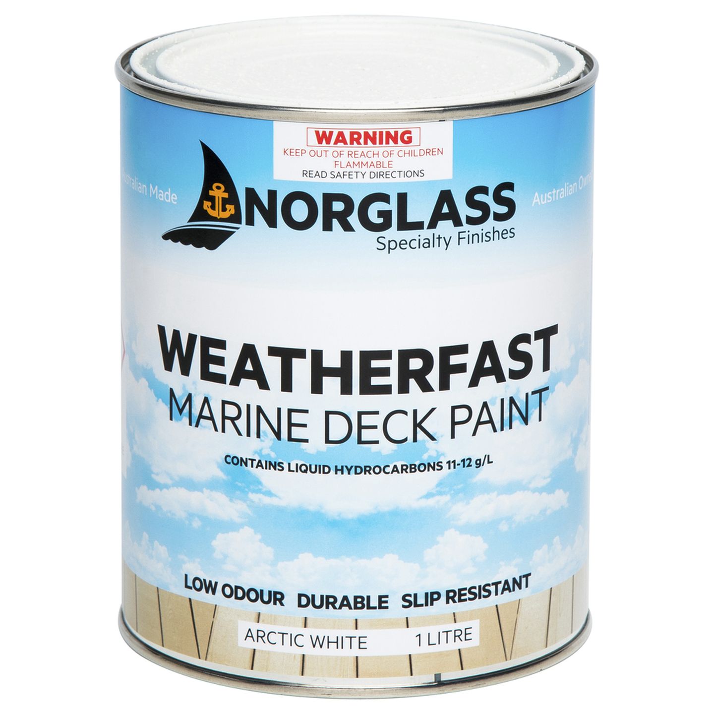 Weatherfast Deck Paint Misty Grey 1L