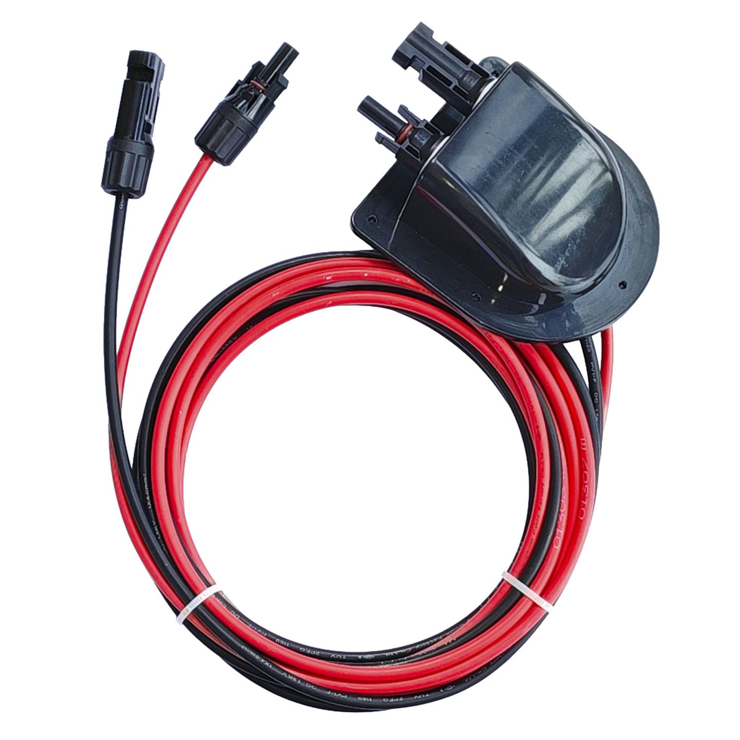 MC4 Dual Plug & Socket Solar Power Extension Cable with Waterproof Box - 6m  