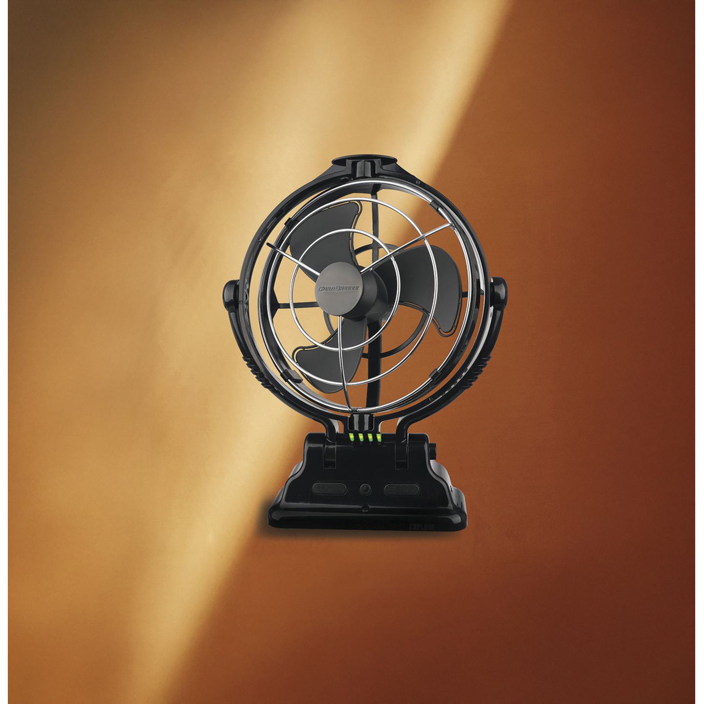 CARABREEZE Explore 12/24V Brushless Fan with Remote Control - Black